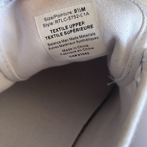 𝅺hurley Ceta Lace Up Casual White Sneakers Size 9.5M - Picture 6 of 7